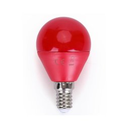 Bec LED G45 E14/4W/230V roșu Aigostar