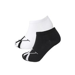 CALVIN KLEIN Șosete (Pack of 2) Ckj Men Sneaker 2P Logo 701226660 001 white/black