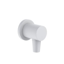 Cot racord, Kludi, Nova Fonte Puristic, cu protecție împotriva fluctuațiilor, alb mat, 2054353-15