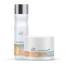 Set pentru par vopsit Wella Professionals ColorMotion, Sampon 250 ml + Masca 150 ml