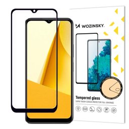 Full Glue Tempered Glass Vivo Y16 / Y02s Full Screen with Frame black (case friendly)