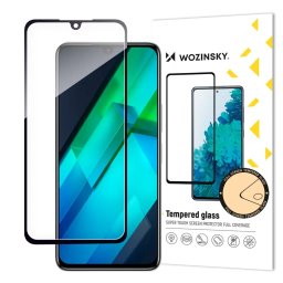 Full Glue Tempered Glass Infinix Note 12 G96 Full Screen Protector Black (case friendly)
