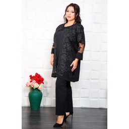 Compleu Elegant din 3 piese Fiesta Negru