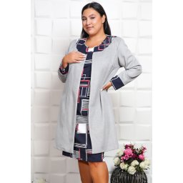 Compleu elegant Modivi Grey