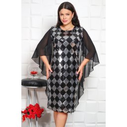 Rochie cu paiete Contesa Negru