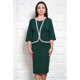 Rochie eleganta Impresa Verde