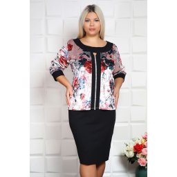 Bluza din catifea Dona Rose