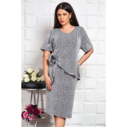 Rochie din paiete Monalissa Argintiu