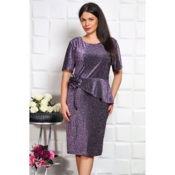 Rochie Stralucitoare Sidonia Mov
