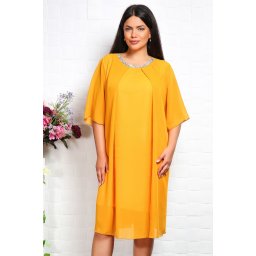 Rochie Karola Regal galben