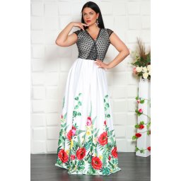 Rochie Lunga Fabri Color