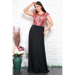 Rochie de ocazie lunga Bordo