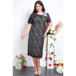 Rochie din dantela neagra Anemona