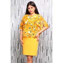 Rochie Eleganta Marsilia Galben