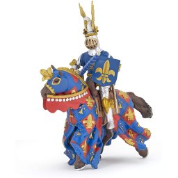 PAPO FIGURINA CAVALER CRIN ALBASTRU