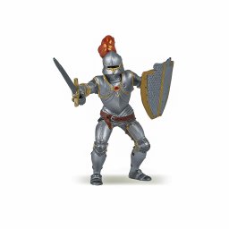 PAPO FIGURINA CAVALER IN ARMURA ROSIE