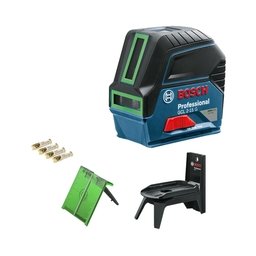 Bosch - GCL 2-15 G + RM 1 - Nivela laser cu linii si puncte, 2 linii laser, 15 m, 2 puncte laser, 10 m, +/-0.3 mm/m, suport perete