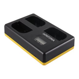 Incarcator Patona USB Triplu LP-E6 cu ecran LCD compatibil Canon 5D II 7D 60D 70D 6D 5D III-1924