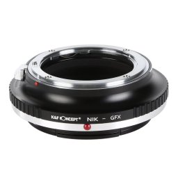 K&F Concept NIK-GFX adaptor montura de la Nikon AI la Fujifilm GFX mount KF06.351