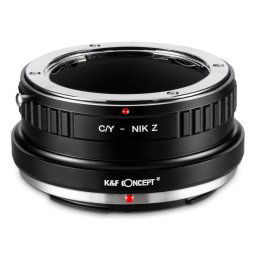 K&F Concept C/Y-Nik Z adaptor montura de la Contax Yashica la Nikon Z6 Z7 KF06.370