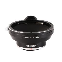 K&F Concept Pentax 67-Nikon adaptor montura de la Pentax 67 la Nikon cu adaptor pentru trepied KF06.064