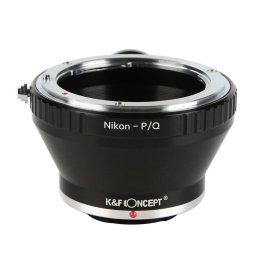 K&F Concept Nikon F-P/Q adaptor montura de la Nikon F la Pentax Q KF06.288