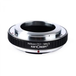 K&F Concept Nikon(S)-M4/3 adaptor montura Nikon S-Micro 4/3 (MFT) KF06.176