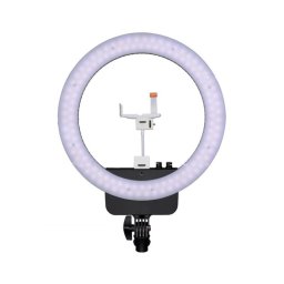 Nanguang CN-R290C lampa circulara, CRI 95 cu temperatura de culoare ajustabila 3200-5600K