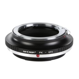 Adaptor montura K&F Concept PK-GFX de la Pentax K la Fuji GFX KF06.355