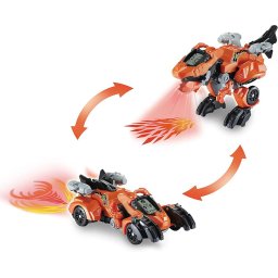VTech Switch & Go Dino - Fire-T-Rex, figurină de joacă (80-538004)