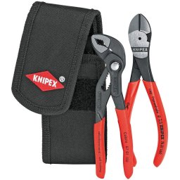 Knipex 002072V02 - red / black, w etui, 2-parts set