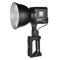 Lumini foto-video KIT Lampa Video LED Yongnuo LUX100 PRO cu hand grip NP-F si temperatura de culoare 2700K-65​00K