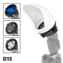 LENSGO D15 Silicon Diffuser pentru blitz speedlite.