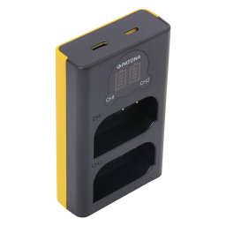 Incarcator Patona USB Dual DMW-BLK22 DMWBLK22 cu ecran LCD replace Panasonic-9886