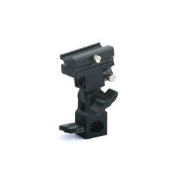 Blitz Suport orientabil patina blitz din aluminiu + menghina umbrela pentru stativ (spigot)