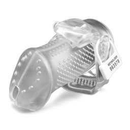 Brutus Air Mesh Cage Chastity Cage Clear
