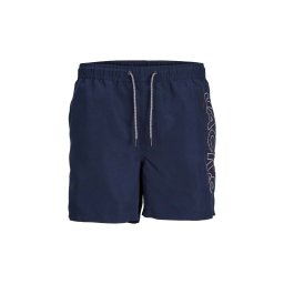 JACK & JONES Costum de baie Jpstfiji Jjswim Double Logo Sn Ly 12253118 19-3923 TCX navy blazer