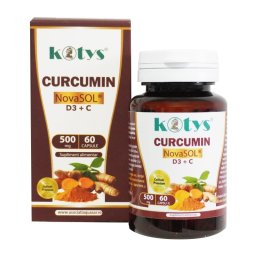 Curcumin NovaSOL D3 + C 500mg 60 cps Kotys