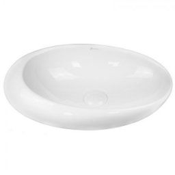 Lavoar oval Fluminia Egg 49cm, alb