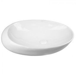 Lavoar oval Fluminia Egg 66cm, alb