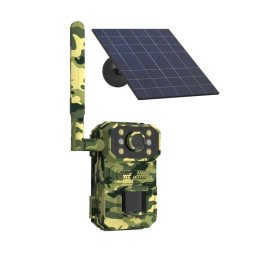 Secutek Mini cameră de vânătoare 4G cu panou solar H5-4G-A8