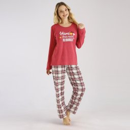 Pijama Dama Confortabila Brand Serena Model 'Mama, Creată Pentru Iubiree'