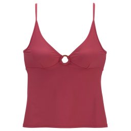 s.Oliver Tankini top 'Rome' roșu ruginiu