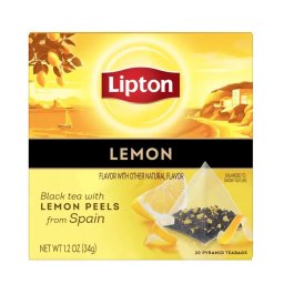 Lipton Lemon Black Tea ceai piramida 20 buc