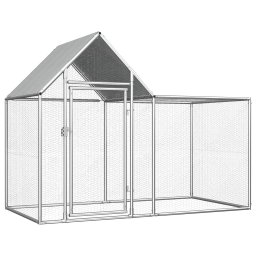 Cotet pentru pasari, 2 x 1 x 1,5 m, otel galvanizat GartenMobel Dekor