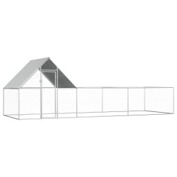 Cotet pentru pasari, 6 x 2 x 2 m, otel galvanizat GartenMobel Dekor