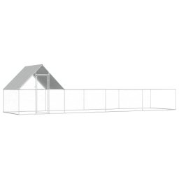 Cotet pentru pasari, 8 x 2 x 2 m, otel galvanizat GartenMobel Dekor