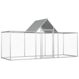 Cotet pentru pasari, 3 x 1 x 1,5 m, otel galvanizat GartenMobel Dekor