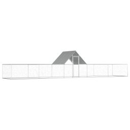 Cotet pentru pasari, 10 x 2 x 2 m, otel galvanizat GartenMobel Dekor