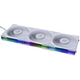 UNI FAN TL Series, Kit 3 ventilatoare 120 mm + controler, 2660 rpm, Alb